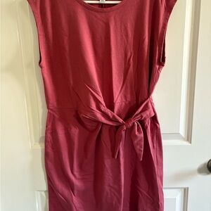 Nine West Sleeveless Mini Dress in light rust